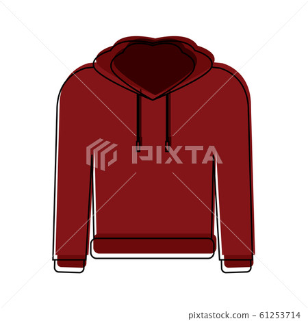Isolated winter coat icon 61253714