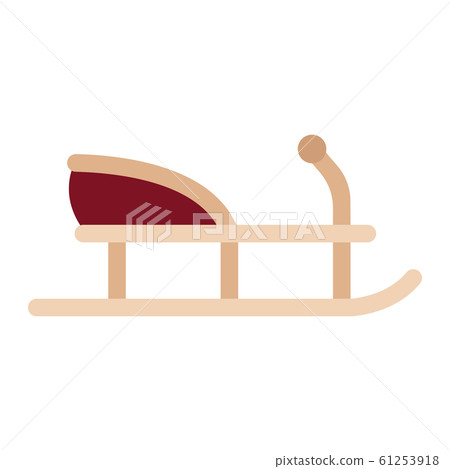 Isolated sled icon Isolated sled icon 61253918