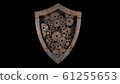 Protection of information. Protection against external threats. Gear mechanism. 3D illustration. 61255653