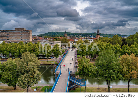 View of the Old Bridge in Saarbrucken View of the Old Bridge in Saarbrucken 61255980
