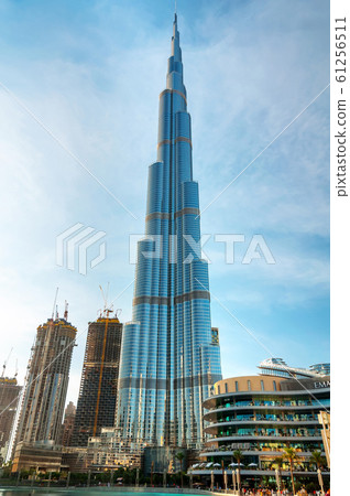 Burj Khalifa - the tallest skyscraper in the Burj Khalifa - the tallest skyscraper in the 61256511