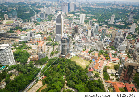Kuala Lumpur city landscape view of skyline top Kuala Lumpur city landscape view of skyline top 61259045