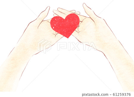 我手上的紅色心 61259376