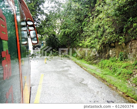 Rural landscape in China: Site of landslide in Yunnan, China 61260374