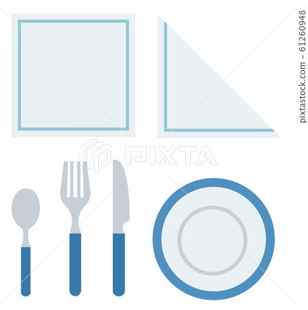 Cutlery for breakfast vector flat isolated - Stock Illustration ...