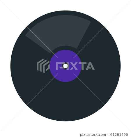 Vinyl Record vector icon flat isolated illustration Vinyl Record vector icon flat isolated illustration 61261496