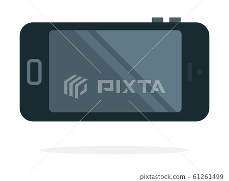 Black Smartphone vector flat isolated 61261499