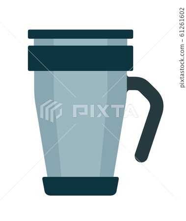 Thermo cup vector flat isolated Thermo cup vector flat isolated 61261602