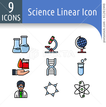 science color outline icon - Stock Illustration [61261948] - PIXTA