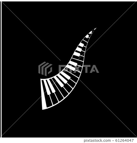 Keyboard piano vector Musical instrument Keyboard piano vector Musical instrument 61264047