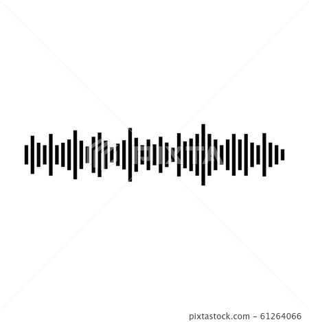 Sound waves vector illustration Sound waves vector illustration 61264066