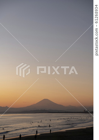 Fuji from Enoshima Nishihama, Kanagawa Prefecture Fuji from Enoshima Nishihama, Kanagawa Prefecture 61268934