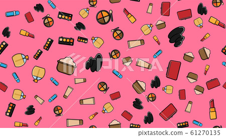 Endless seamless pattern of beautiful beauty Endless seamless pattern of beautiful beauty 61270135