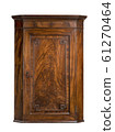 vintage mahogany hanging wall corner cupboard 61270464
