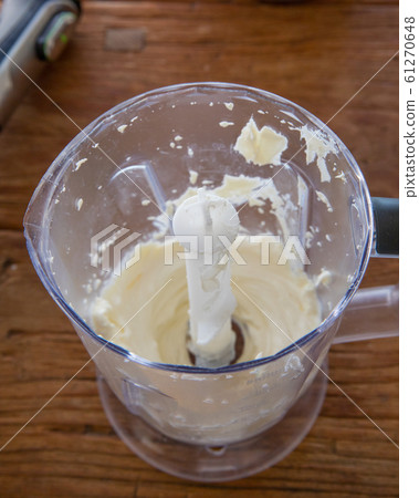 Handmade cafe au lait cheesecake ingredients 61270648