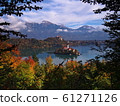 Lake Bled in autumn Mala Osojnica View along the way 61271126