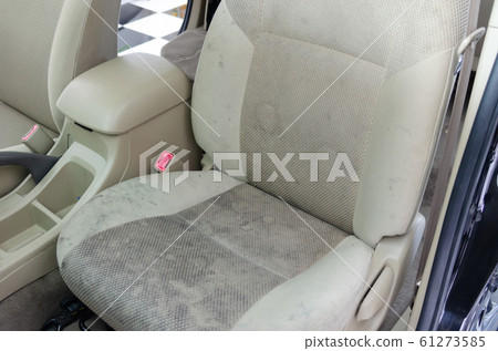 Stains on car seats 61273585