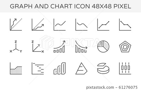 graph chart icon graph chart icon 61276075