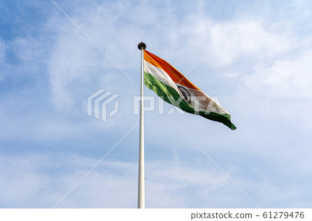Indian Flag in Central Park New Delhi 61279476
