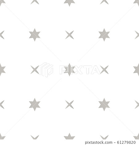 Seamless pattern with shurikens. Ninja weapon Seamless pattern with shurikens. Ninja weapon 61279820