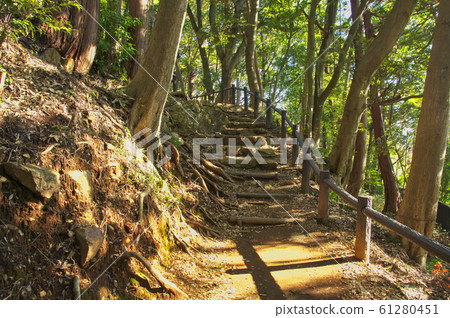 Tenranzan的秋葉-Jiroku Arhat附近的山路 Tenranzan的秋葉-Jiroku Arhat附近的山路 61280451