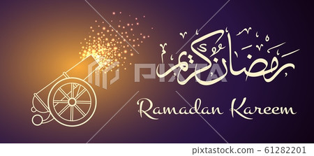 Ramadan cannon background Ramadan cannon background 61282201