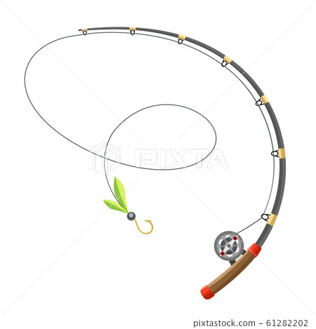 Cartoon fishing rod Cartoon fishing rod 61282202