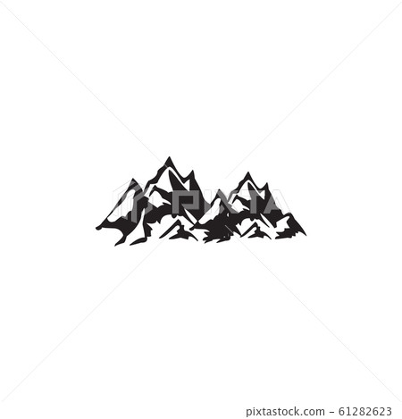 Mountain landscape icon logo design 61282623