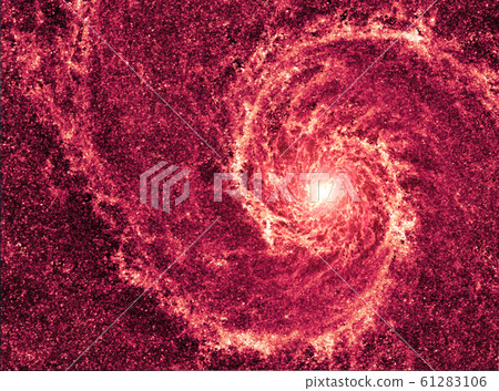 Galaxy in the universe closeup. Space swirl 61283106
