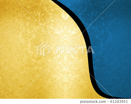 Gold and blue background Gold and blue background 61283951