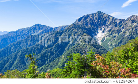 Goryudake mountain climbing in autumn 61284204