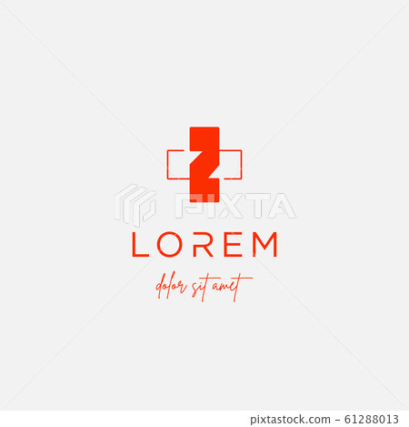 initial z medical cross logo vector design 61288013