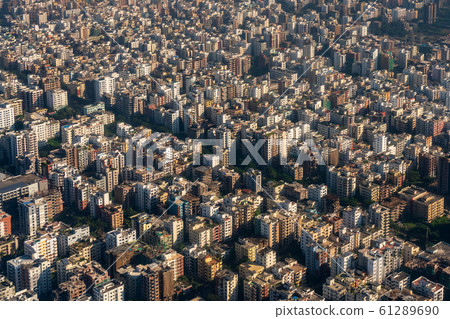 Aerial view of Dhaka, Bangladesh 61289690