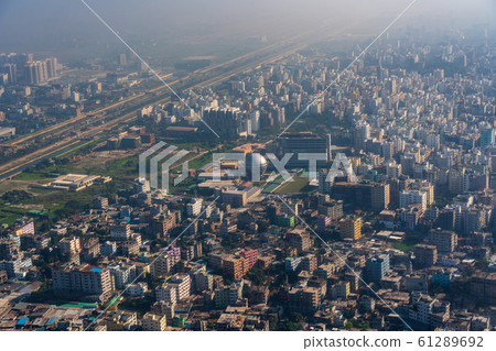 Aerial view of Dhaka, Bangladesh 61289692