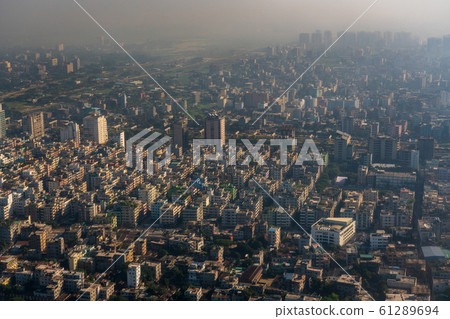 孟加拉國達卡的鳥瞰圖 61289694