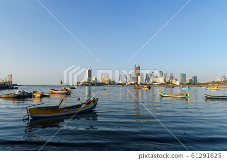 View of skyline on coast of Worli neighborhood View of skyline on coast of Worli neighborhood 61291625