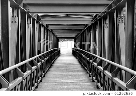 Walking steel bridge Walking steel bridge 61292686