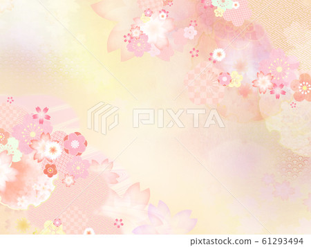 背景 日式 日式 日式 日式紙 春粉 插圖素材 圖庫