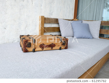 Old suitcase. travel bag vintage style Old suitcase. travel bag vintage style 61295782
