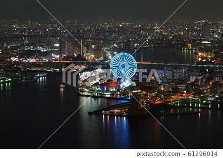 大阪灣海岸夜景 大阪灣海岸夜景 61296014