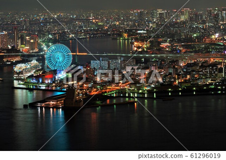 大阪灣海岸夜景 大阪灣海岸夜景 61296019
