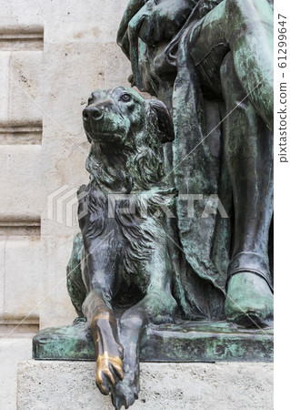 Elements of the Fountain Hunt of King Matthias at the Royal Palace in Budapest. Elements of the Fountain Hunt of King Matthias at the Royal Palace in Budapest. 61299647