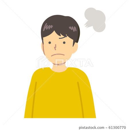 An angry boy - Stock Illustration [61300770] - PIXTA