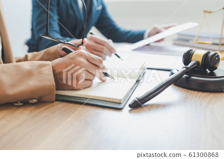 Lawsuit and justice concept, Lawyer working with Lawsuit and justice concept, Lawyer working with 61300868