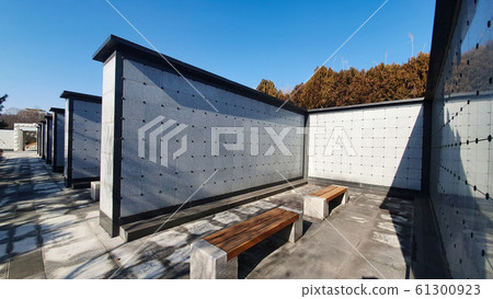 Ossuary Hall of Hyoja Park Cemetery in Jeonju, South Korea 61300923