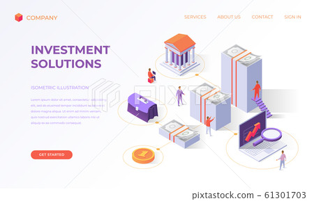Landing page for investment solutions Landing page for investment solutions 61301703