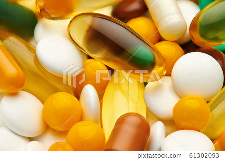 Background from set of pills, tablets, vitamins, Background from set of pills, tablets, vitamins, 61302093