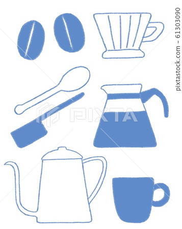 咖啡具藍色 咖啡具藍色 61303090