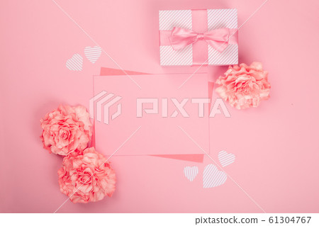 Valentines day pink background Valentines day pink background 61304767