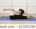 Yoga senior woman 61305290